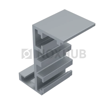 Комплект (802 AL) Z-обр. дверной коробки 2300+2300+1300 мм, Анодированный алюминий 