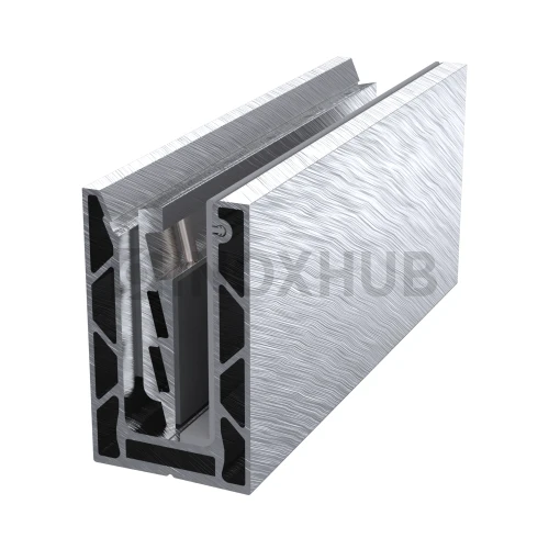 Профиль 102 БАЗА комплект, 60.0×102.0×6000 мм, не анодированный алюминий