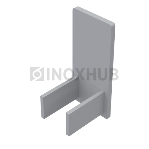 Заглушка для П швеллер 24, пластик серый