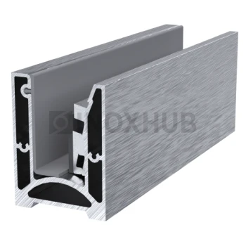 Профиль 80 БАЗА комплект, 60.0×80.0×6000 мм, не анодированный алюминий