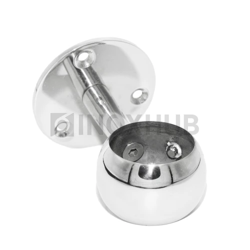 Пристенное крепление "кольцо" Ø38.1 мм, AISI 304, GRIT 600