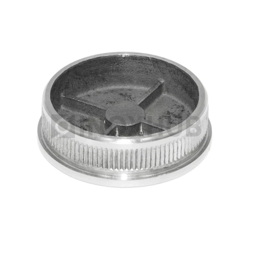 Заглушка литая плоская, Ø50.8 мм, AISI 304, GRIT 600