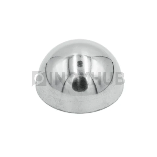 Заглушка сферическая под сварку, Ø50.8 мм, AISI 304, GRIT 600