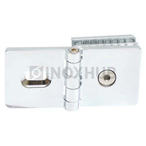 Коннектор (722 reg PSS) стена-стекло регулируемый, латунь, полированный хром