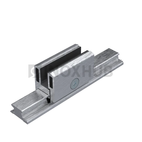 Профиль 40 (база 40H) зажимной, 32.0×40.0 мм, база+клипсы (9 шт. на 3 м), стекло 10-12 мм, кратно 3 м