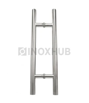 Ручка (633-450 SSS) 25×275×450 мм, стекло 8-12 мм, нерж. сталь матовая