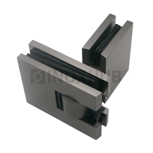 Петля (520 GM) стекло-стекло 180°, нерж. сталь, антрацит