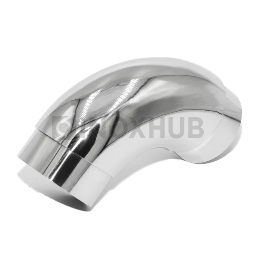 Отвод со вставками, Ø50.8×1.5 мм, AISI 201, GRIT 600