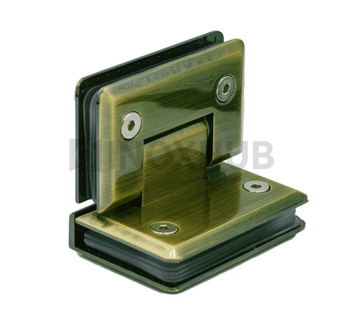 Петля (304 Bronze) стекло-стекло 90°, под Бронзу