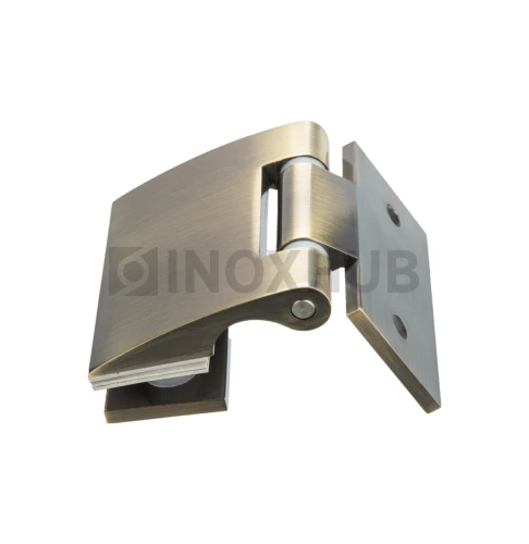 Петля (513 Bronze) стена-стекло, открывание наружу, под Бронзу