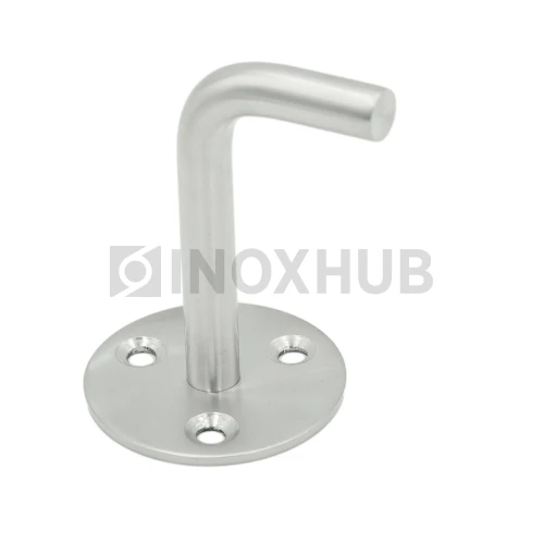 Крепление пристенного поручня без ложемента сварное, AISI 201, GRIT 320