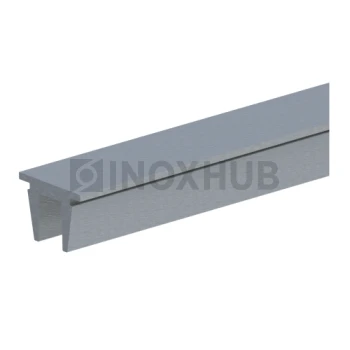 Заглушка (764 al) для профиля 763 756, L=1000 мм, шлифованный алюминий