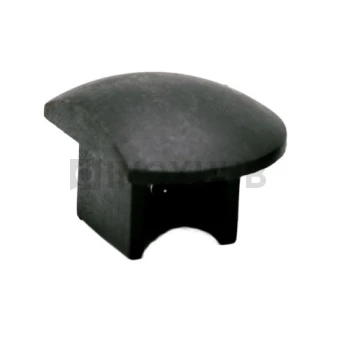 Заглушка (614 aura-R) для профиля (правая), черный 