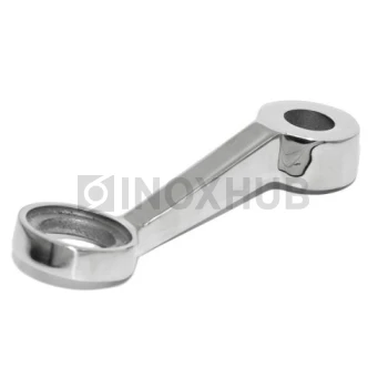 Половина I-образного спайдера, КОРОТКИЙ, AISI 316, GRIT 600