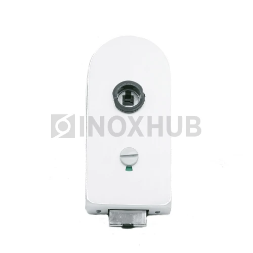 Защелка сантех. (84-1 AL) с индикатором, с притвором, с отв. частью на стену, Анодированный алюминий