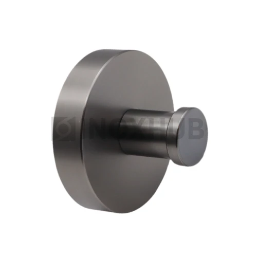 Крючок-полотенцесушитель для ванной, нерж сталь, антрацит