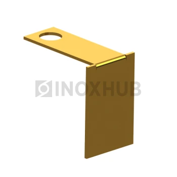 Торцевая заглушка для Профиль п-обр. (756 Gold), 19×13 мм, под Золото