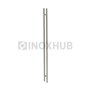 Ручка (633-1800 SSS) 32×1500×1800 мм, стекло 8-12 мм, нерж. сталь матовая