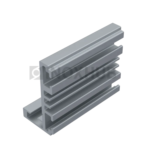 Комплект (801-6000 AL) L-обр. дверной коробки, L=6120 мм, Анодированный алюминий 