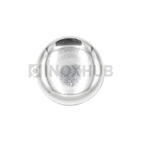 Заглушка внешняя штамп., Ø16.0 мм, AISI 316, GRIT 600