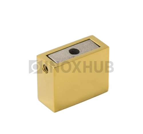 Держатель штанги (343 Gold) стена-штанга 30×10 мм, под Золото