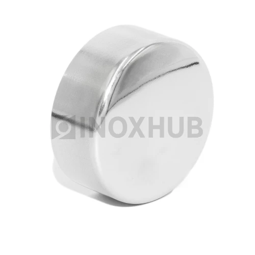 Заглушка внешняя штамп., Ø38.1 мм, AISI 316, GRIT 600