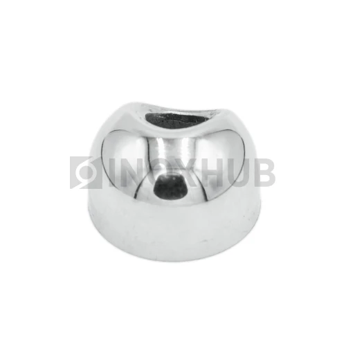 Соединение поручня со стойкой штамп. под 30°, Ø25.4 мм, AISI 201, GRIT 600