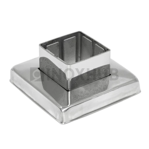 Фланец цанговый сборный, 40.0×40.0 мм, AISI 304, GRIT 600