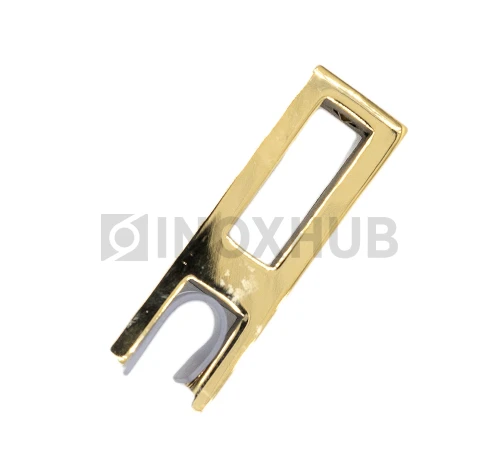 Держатель стекла (345 Gold) вертикальный, штанга 30×10 мм, под Золото