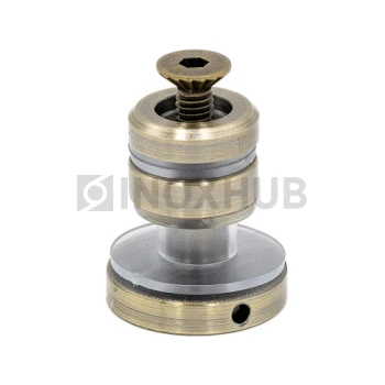 Крепление (449 Bronze) трека 30×10 к стеклу, под Бронзу