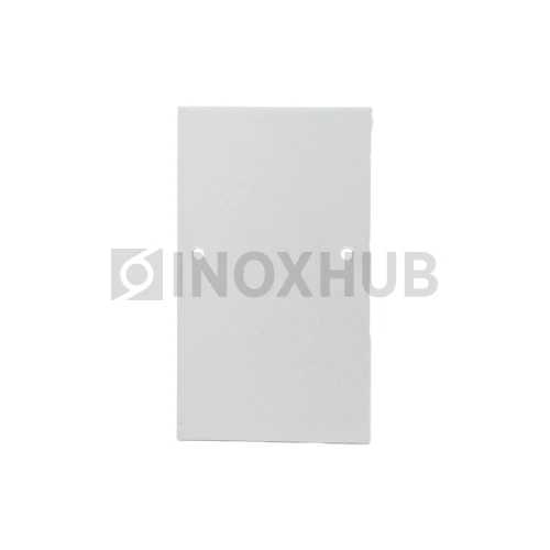 Торцевая заглушка на профиль 106, RAL 9006 серый металлик