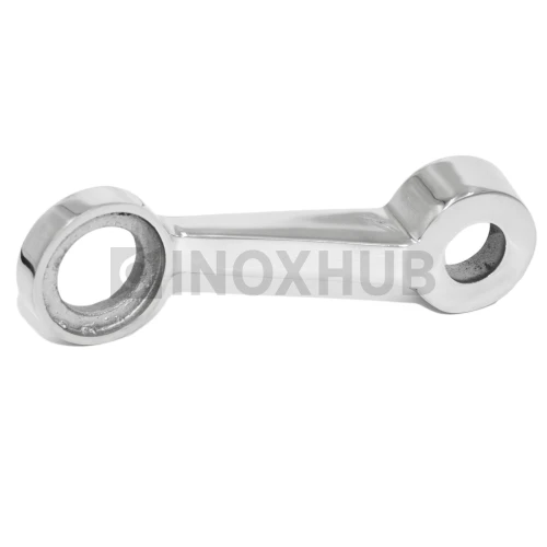 Половина I-образного спайдера, КОРОТКИЙ, AISI 316, GRIT 600