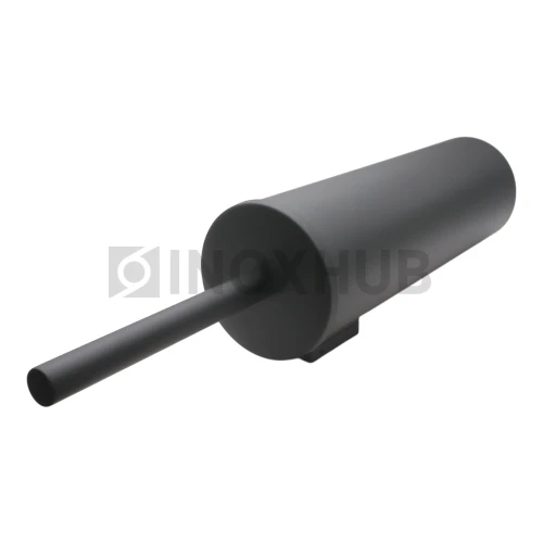 Ершик для унитаза подвесной, нерж. сталь AISI 316, черный матовый