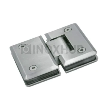 Петля (303 SC) стекло-стекло 180°, матовый хром