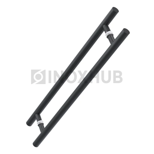 Ручка (633-800 BLC) 32×625×800 мм, стекло 8-12 мм, Черный мат