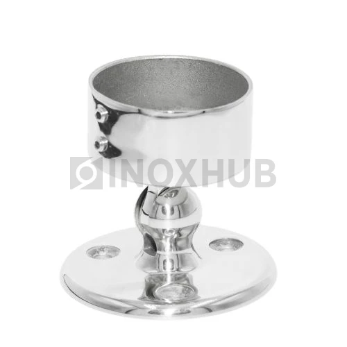 Фланец настенный регулируемый, Ø50.8 мм, AISI 304, GRIT 600