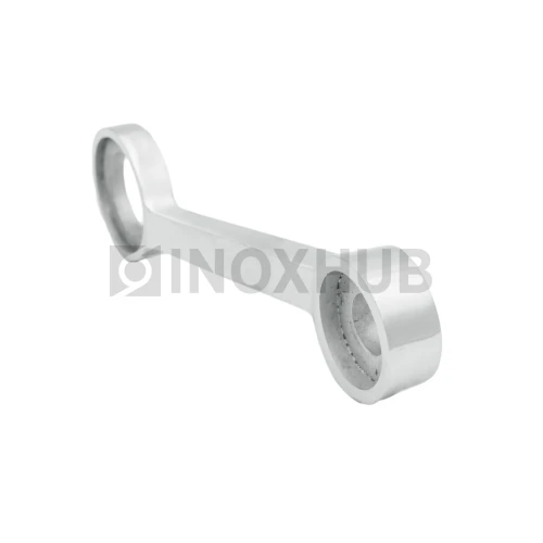 Половина I-образного спайдера, КОРОТКИЙ, AISI 316, GRIT 320 