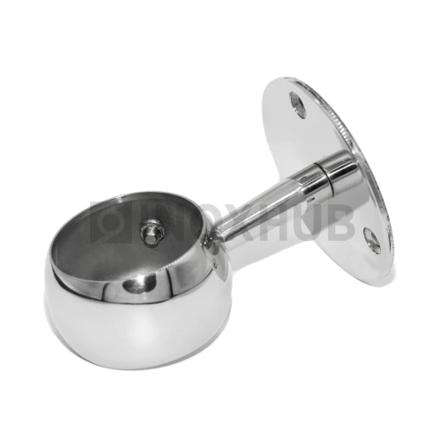 Пристенное крепление "кольцо" Ø50.8 мм, AISI 304, GRIT 600