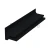 Уплотнитель 4 мм на нащельник к несущему профилю, ЧЕРНЫЙ