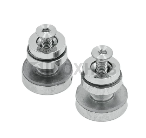 Крепление (449 PSS) трека 30х10 к стеклу , нерж сталь полированная