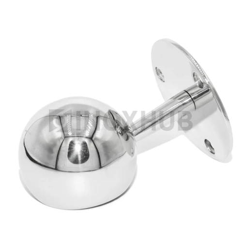 Пристенное крепление "кольцо" оконечное Ø50.8 мм, AISI 304, GRIT 600