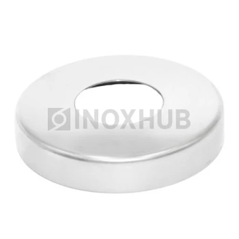 Низ стойки большой декоративный, Ø42.4×100.0 мм, AISI 304, GRIT 600