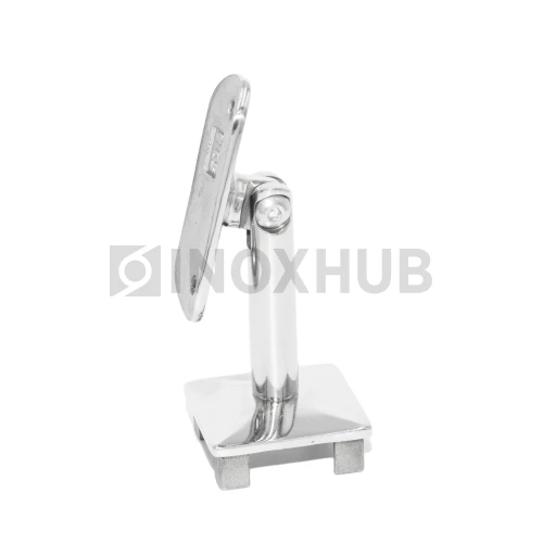 Наконечник штырь литой облегченный с ложементом (Ø50.8) регулируемый, 40.0×40.0 мм, AISI 304, GRIT 600