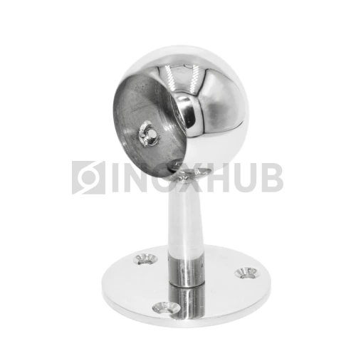 Пристенное крепление "кольцо" Ø38.1 мм, AISI 304, GRIT 600