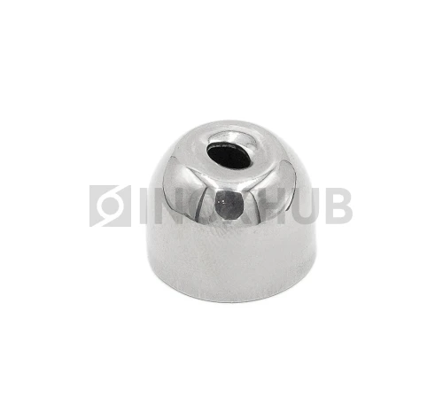 Соединение поручня со стойкой штамп. под 90°, Ø16.0 мм, AISI 201, GRIT 600