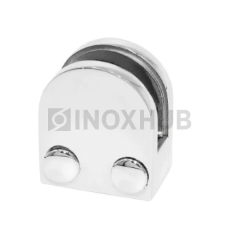 Стеклодержатель литой на плоскость, стекло 8.0 мм, AISI 316, GRIT 600