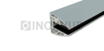 Профиль НАБОР для КОЗЫРЬКА с крышками (обновлённая версия), кратно 4 м, Анодированный алюминий