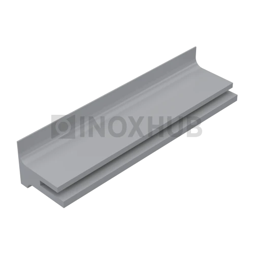 Уплотнитель 6 мм на нащельник к несущему профилю, серый