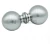 Кноб шар (698 SC), стекло 6.0-12.0 мм, матовый хром