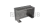 Заглушка для поручня с пазом, 60.0×40.0 мм, AISI 304, GRIT 600